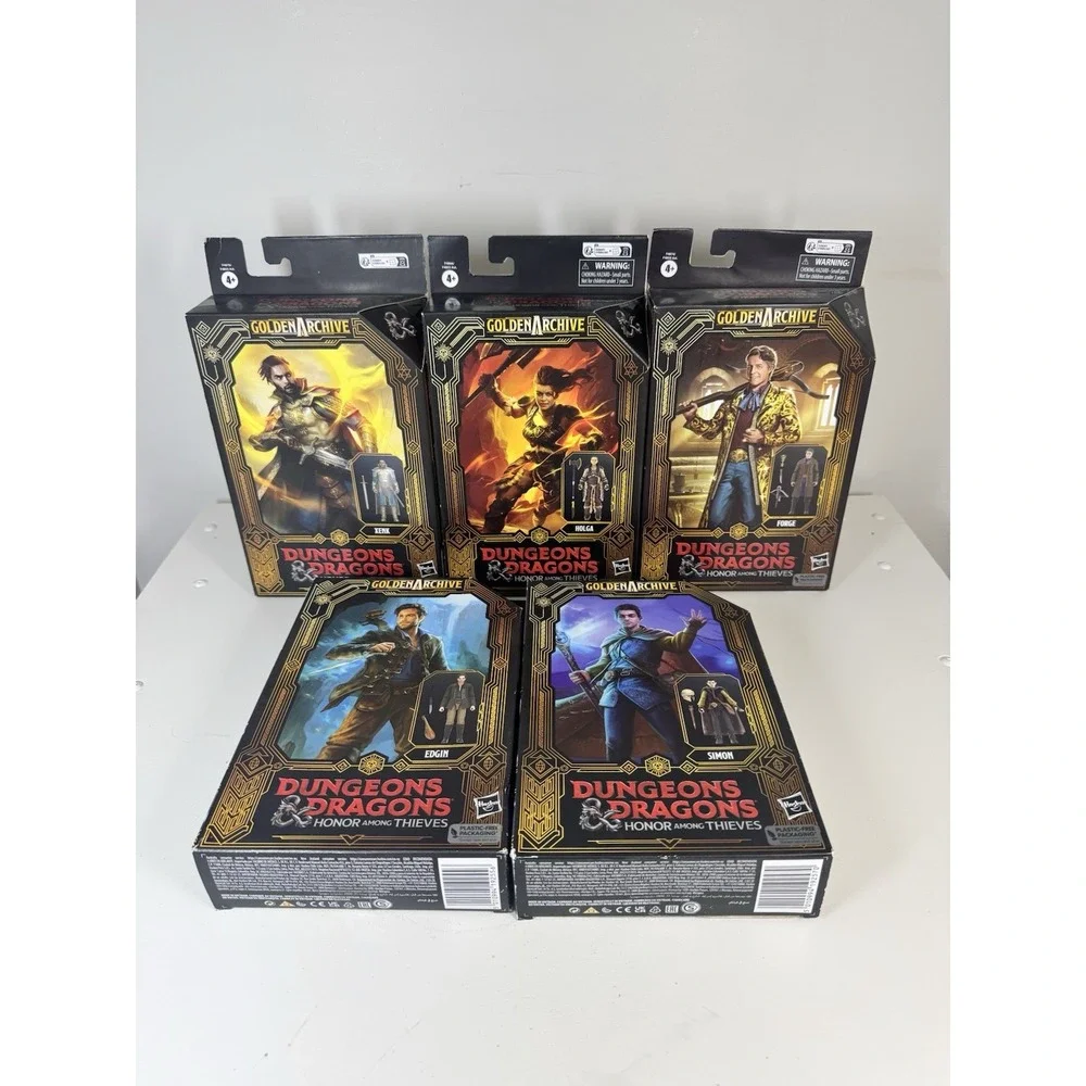 Lot of 5 New Dungeons & Dragons GOLDEN ARCHIVES Honor Among Thieves Figures